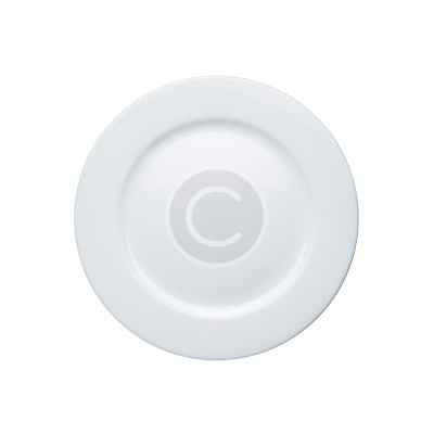 White Ceramic Plate